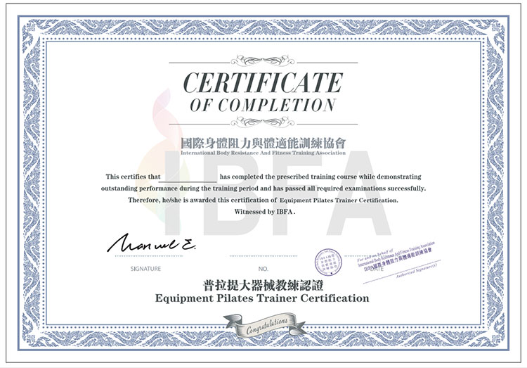 Pilates Apparatus Instructor Certification